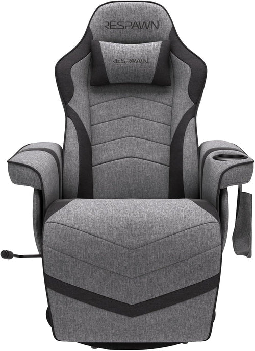 900 Gaming Inclinable Gris Tissu Avec Porte-Gobelet Réglable De Jambe zenvirotech.ca