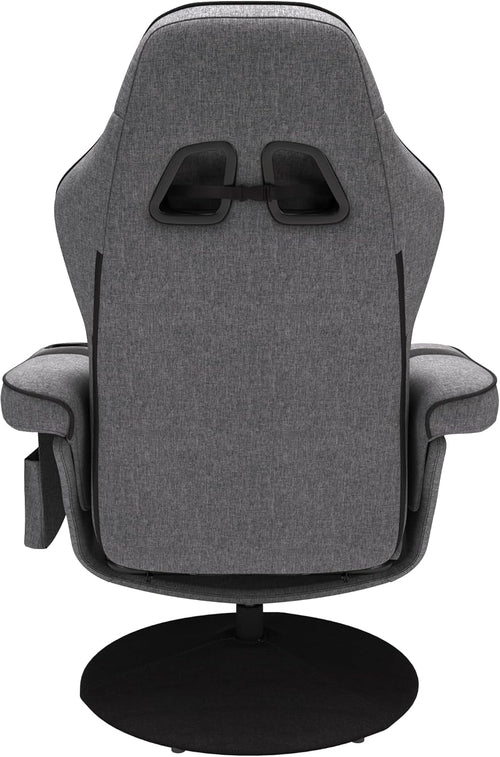 900 Gaming Inclinable Gris Tissu Avec Porte-Gobelet Réglable De Jambe zenvirotech.ca