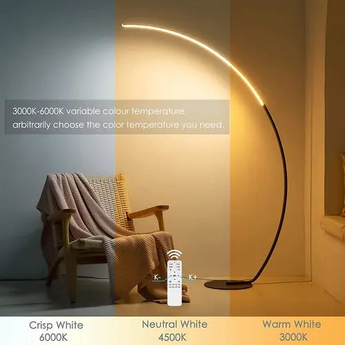 Lampadaire moderne à courbe RGBW | Nouvelle version zenvirotech.ca