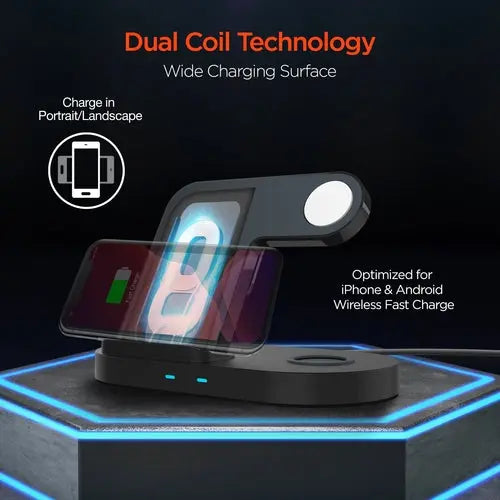 HyperGear 3-en-1 Station de recharge sans fil zenvirotech.ca