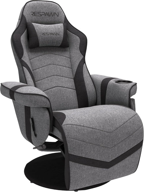 900 Gaming Inclinable Gris Tissu Avec Porte-Gobelet Réglable De Jambe zenvirotech.ca