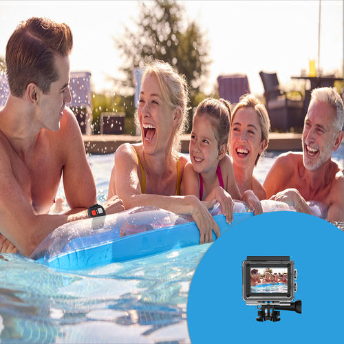 4K Étanche Toute La Caméra WiFi UHD Numérique + Télécommande RF Et Accessoires zenvirotech.ca