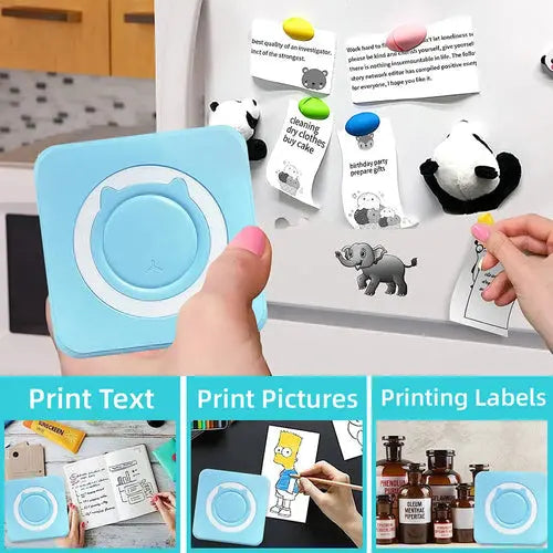 Mini imprimante Portable autocollants thermiques papier sans encre Bluetooth zenvirotech.ca