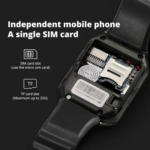Bluetooth android smart watch avec caméra Horloge SIM TF Slot smartwatch zenvirotech.ca