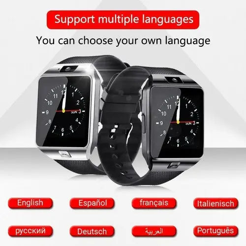 Bluetooth android smart watch avec caméra Horloge SIM TF Slot smartwatch zenvirotech.ca