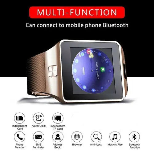 Bluetooth android smart watch avec caméra Horloge SIM TF Slot smartwatch zenvirotech.ca
